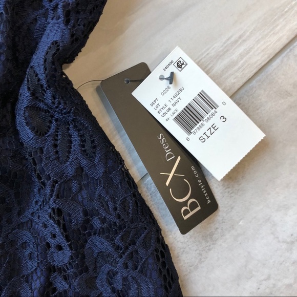 BCX • Juniors' Scalloped Lace Bodycon Dress - Picture 6 of 9